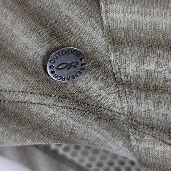 Outdoor Research Keara Hoodie Brown Gray Striped Long Sleeve Women Top M - Picture 2 of 6